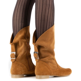 Olivier Cizme Elena ajurate rosii portocale 2