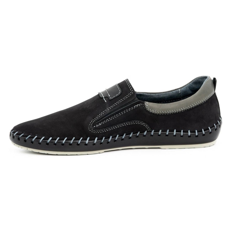 Olivier Pantofi barbati piele 816MA negru 1