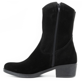 Olivier Cizme negre Angela cu toc ajurat de dama negru 1