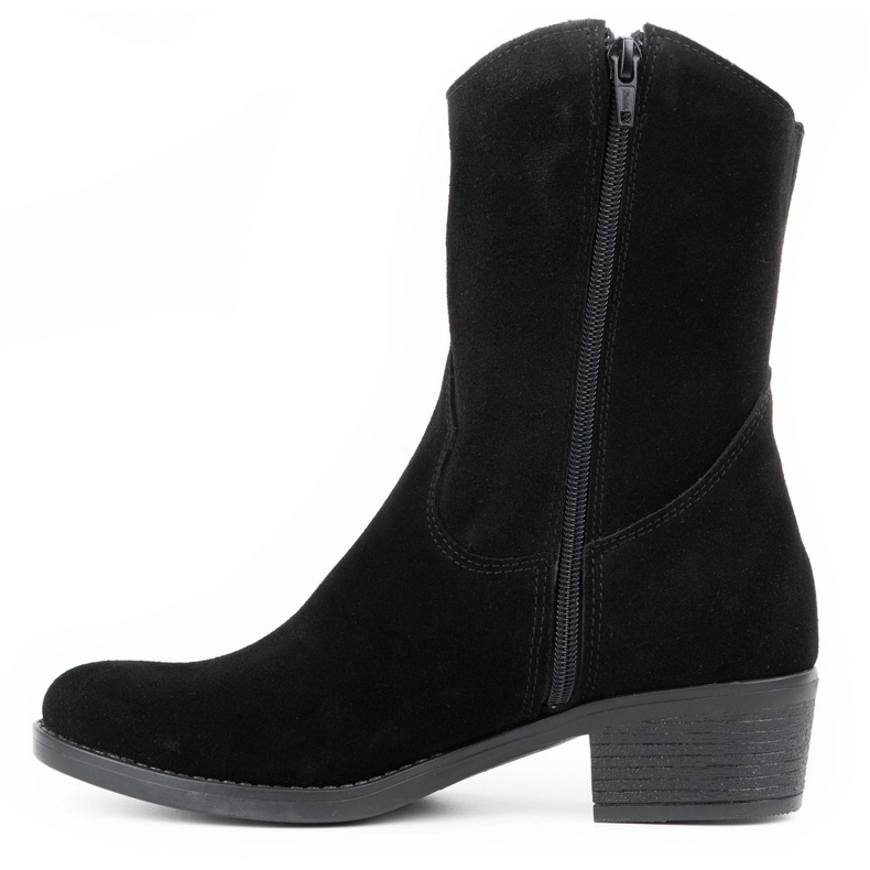 Olivier Cizme negre Angela cu toc ajurat de dama negru 1