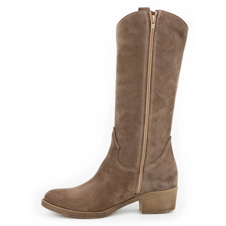 Olivier Cizme ajurate din piele Carla maro 1