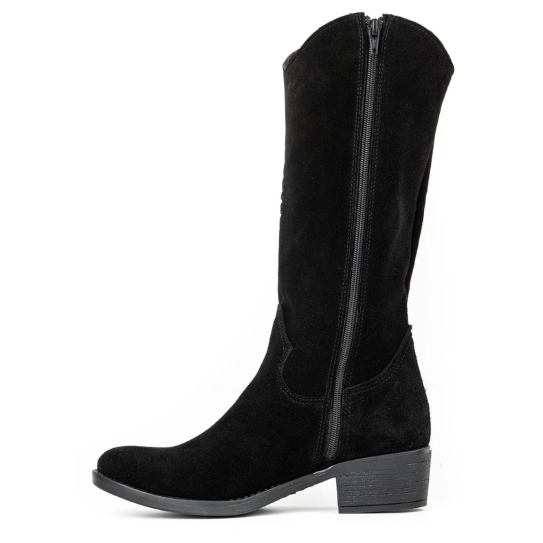 Olivier Cizme ajurate de dama neagra Carla negru 1