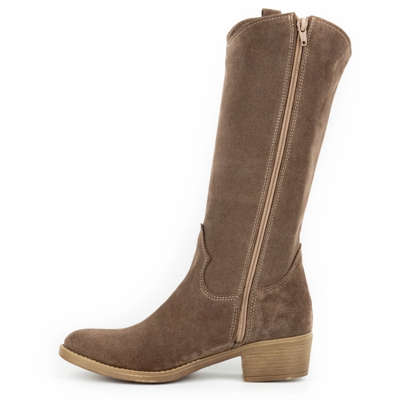 Olivier Cizme de dama din piele Julia maro 1