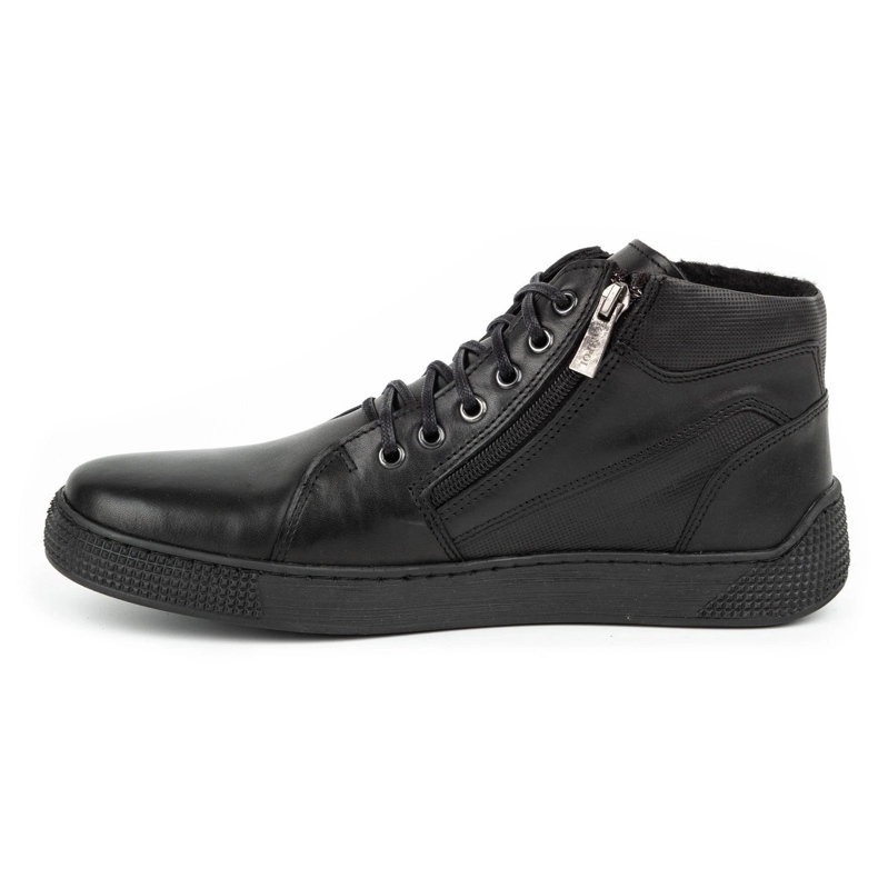 Kampol Cizme din piele izolatoare pentru bărbați 120KAM negru 1