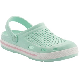 Saboți Coqui Lindo W 6413-100-4432B/6413-100-4432 verde 1