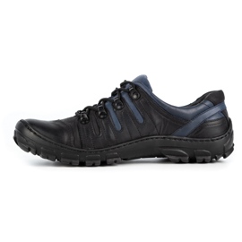 WASAK Pantofi de trekking din piele pentru bărbați 0166W negru 1