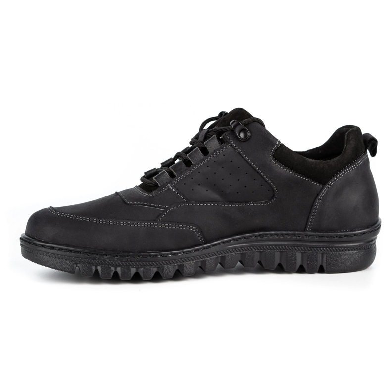 WASAK Pantofi casual barbati din piele 0228W negru 1