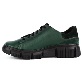 WASAK Pantofi dama adidași din piele 0663W verde 1