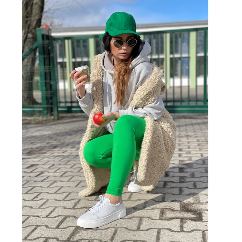 WASAK Pantofi dama adidași din piele 0680W alb 1