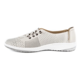 WASAK Pantofi dama adidași din piele 0625W alb 1