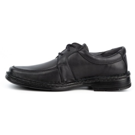 WASAK Pantofi casual barbati din piele 0078W negru 1
