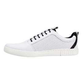 Polbut Pantofi casual barbati din piele 2121P/2 alb 1 Polbut Pantofi casual barbati din piele 2121P/2 alb 1