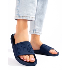 Papuci dama bleumarin Big Star dd274A269 albastru 1