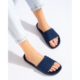 Papuci dama bleumarin Big Star dd274A269 albastru 3