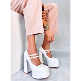 BM Pompe cu platformă de cereale Loit White alb 1