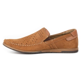 KOMODO Încălțăminte pentru bărbați mocasini 876 cămilă de vară multicolor 1