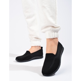 W. Potocki Slip de damă pe material textil Potocki negru 3