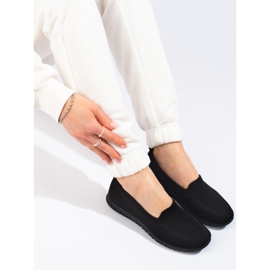 W. Potocki Slip de damă pe material textil Potocki negru 1