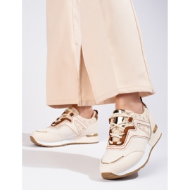 Pantofi sport dama Shelovet bej 1