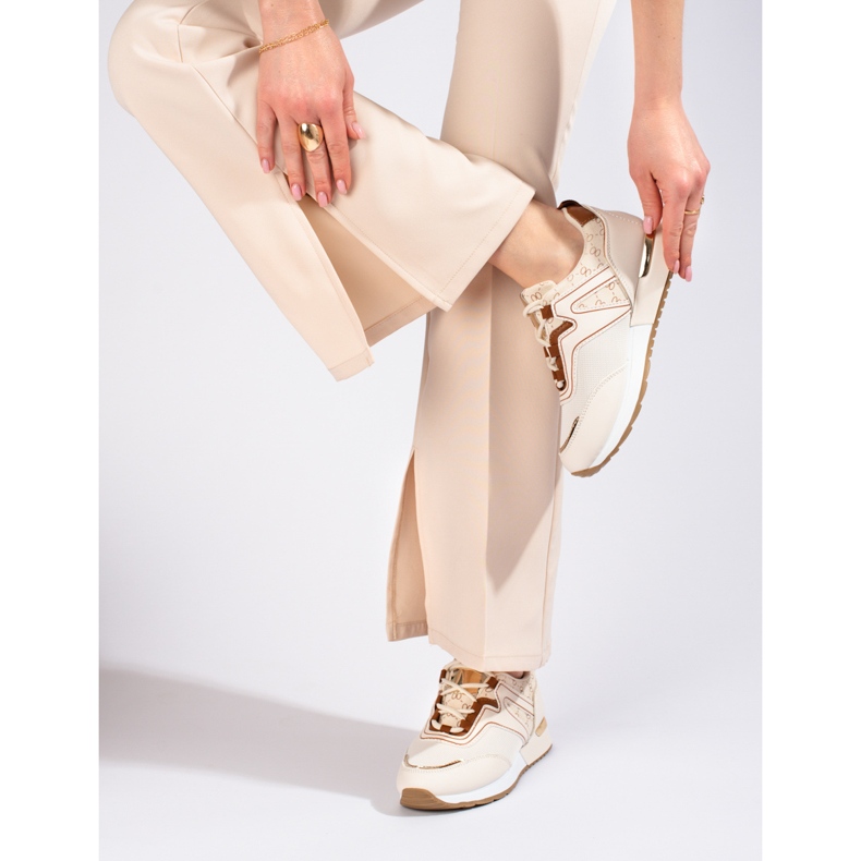 Pantofi sport dama Shelovet bej 2