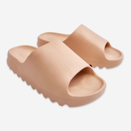 PS1 Papuci la modă cu platformă Bej Estella 1