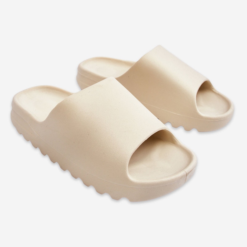 PS1 Papuci la modă cu platformă Bej deschis Estella 1