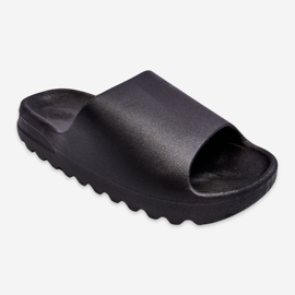 PS1 Papuci la modă cu platformă Negru Estella 7