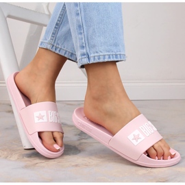 Papuci de piscina roz pentru femei Big Star FF274A201 1