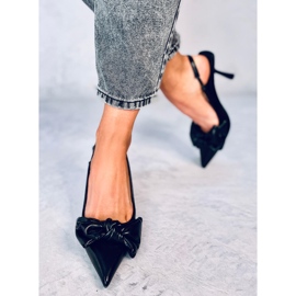 BM Pompe cu toc deschis de la Deluna Black negru 1
