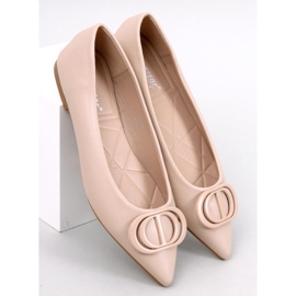 Balerini Falana Khaki cu varf migdalat bej 1 Balerini Falana Khaki cu varf migdalat bej 1