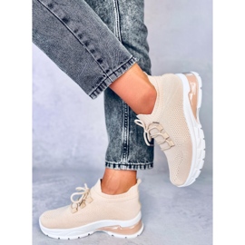 Pantofi sport ciorap Caruso Beige bej 1