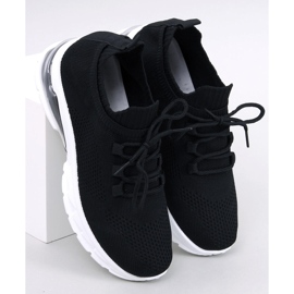 BM Caruso Pantofi sport cu șosetă neagră negru 1