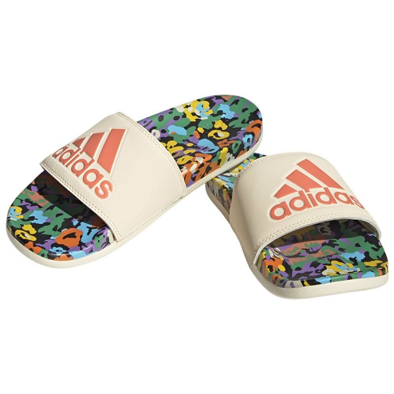 Papuci adidas Adilette Comfort W HQ7080 multicolor 1 Papuci adidas Adilette Comfort W HQ7080 multicolor 1