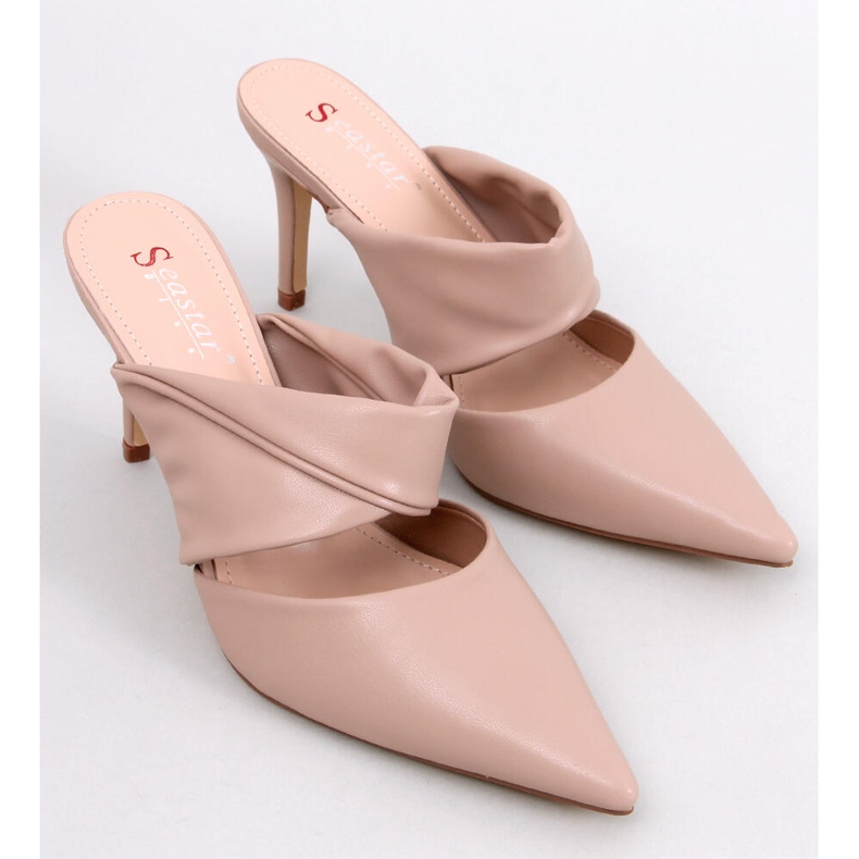 Sandale Charisse Khaki cu toc stiletto bej 1 Sandale Charisse Khaki cu toc stiletto bej 1