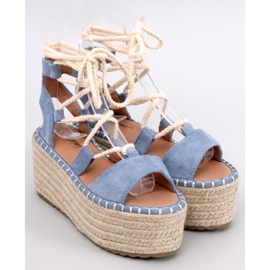 BM Espadrile cu pană Marge L.BLUE albastru 1 BM Espadrile cu pană Marge L.BLUE albastru 1
