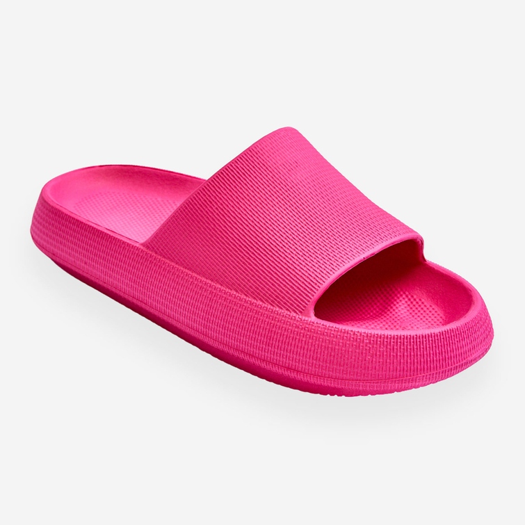 BM Flip-flops ușoare la modă pe o talpă masivă Fuchsia Rebel roz 1