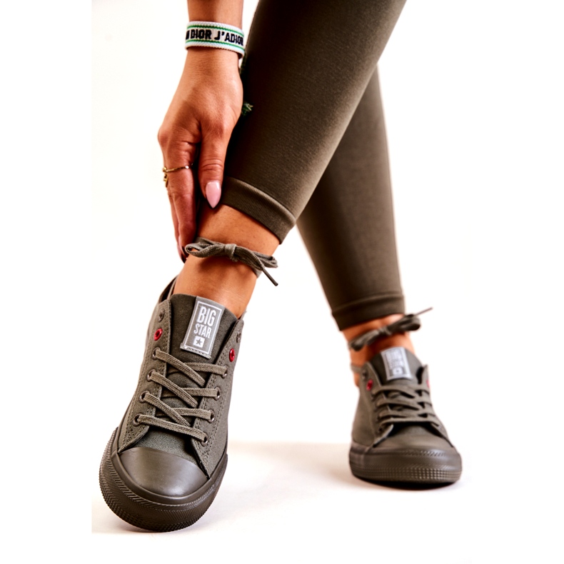 Pantofi Joși Big Star JJ274004 Kaki verde 3