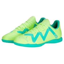 Pantofi de fotbal Puma Future Play It Jr 107204 03 verde verde 1