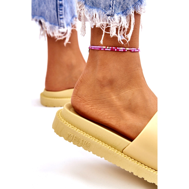 Papuci de damă Big Star JJ274A305 Galben 1