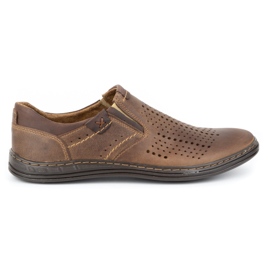 Polbut Brogues pentru bărbați 401 Summer Brown maro 1