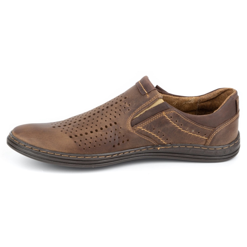 Polbut Brogues pentru bărbați 401 Summer Brown maro 2