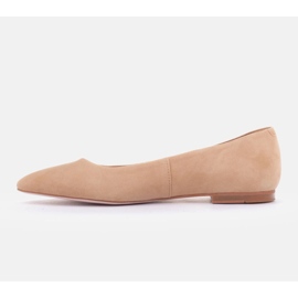 Marco Shoes Balerini ușori bej 2