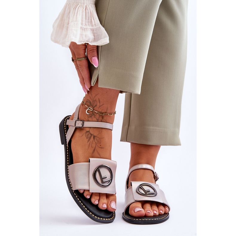 Sandale Clasice Dama S.Barski KV-2775-45 Nud bej 1