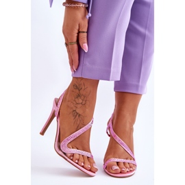 Tocuri înalte cu slip-on, roz Colima 1