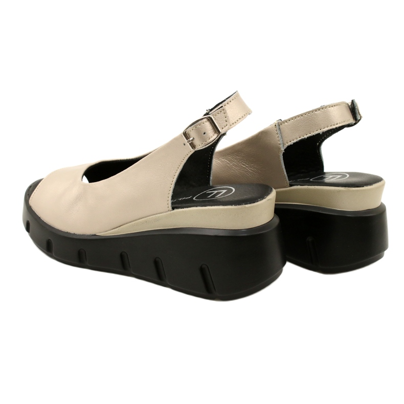 Sandale cu pană Aur Filippo DS3595/23 GO de aur 5 Sandale cu pană Aur Filippo DS3595/23 GO de aur 5