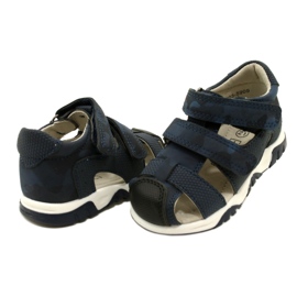 Evento Sandale cu velcro Miss Boys, bleumarin 23DZ23-5909 albastru 4