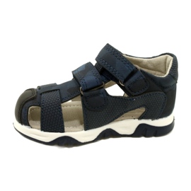 Evento Sandale cu velcro Miss Boys, bleumarin 23DZ23-5909 albastru 2