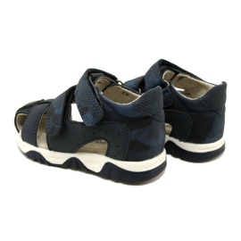 Evento Sandale cu velcro Miss Boys, bleumarin 23DZ23-5909 albastru 5