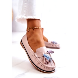 Evento Mocasini De Dama Piele Cu Franjuri Roz Laressa 4 Evento Mocasini De Dama Piele Cu Franjuri Roz Laressa 4