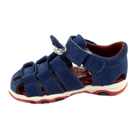 Sandale din piele Băieți Mazurek 1364 Navy Blue albastru 2 Sandale din piele Băieți Mazurek 1364 Navy Blue albastru 2